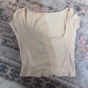 Pacsun corset cropped tee